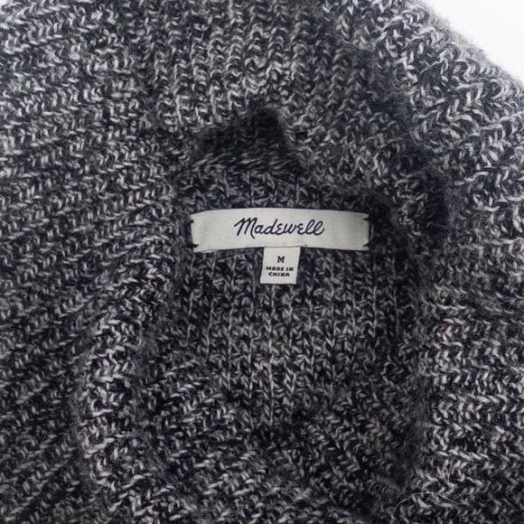MADEWELL Eastbrook Merino Wool Blend Turtleneck Open Back Womn's Sweater  M - Picture 8 of 8